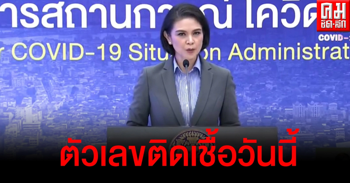 ด่วน ตัวเลขโควิด-19 หลักพันต่อเนื่อง วันนี้ 1,390 ราย เสียชีวิตเพิ่ม 3 ด่วน ตัวเลขโควิด-19 หลักพันต่อเนื่อง วันนี้ 1,390 ราย เสียชีวิตเพิ่ม 3