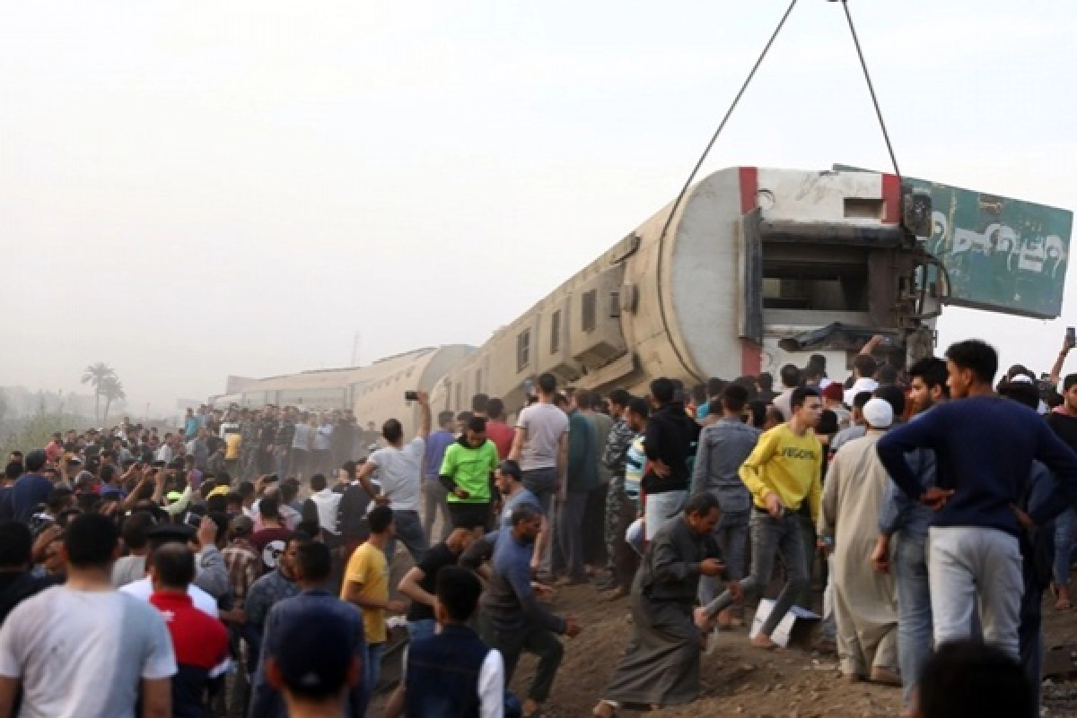อียิปต์, รถไฟตกราง