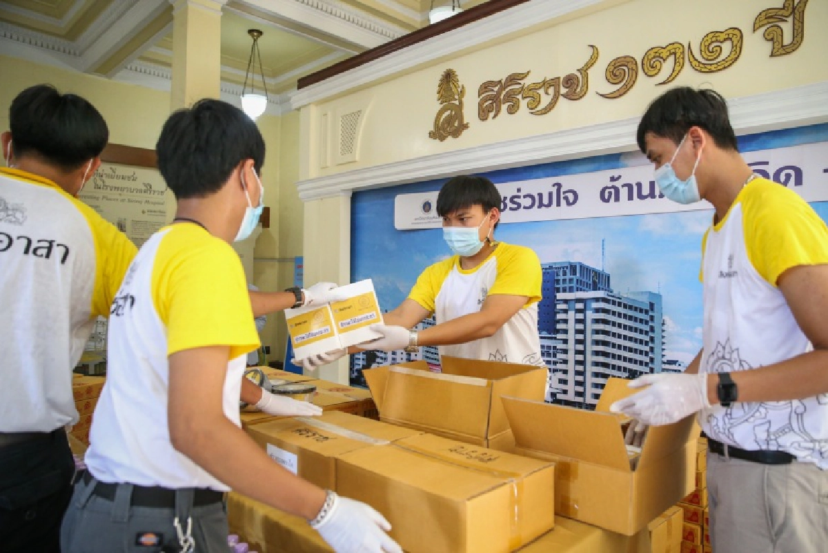 "สิงห์อาสา" จัดเสบียงน้ำดื่ม-อาหารเต็มพิกัด เข้ารพ.หลัก-รพ.สนาม รวม 30 แห่งทั่วประเทศ