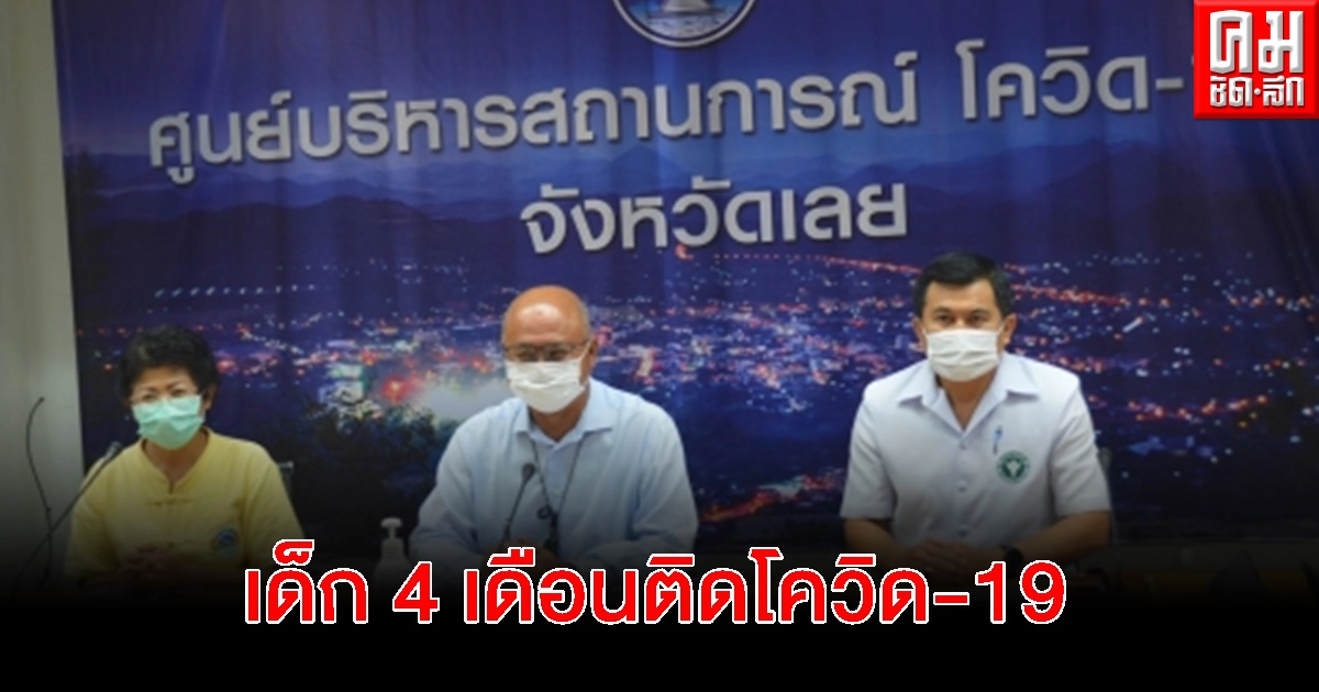 เลย พบเด็ก 4 เดือนติดโควิดรายใหม่ ผู้ว่าฯสั่งเข้มตลาดล็อตเตอรี่