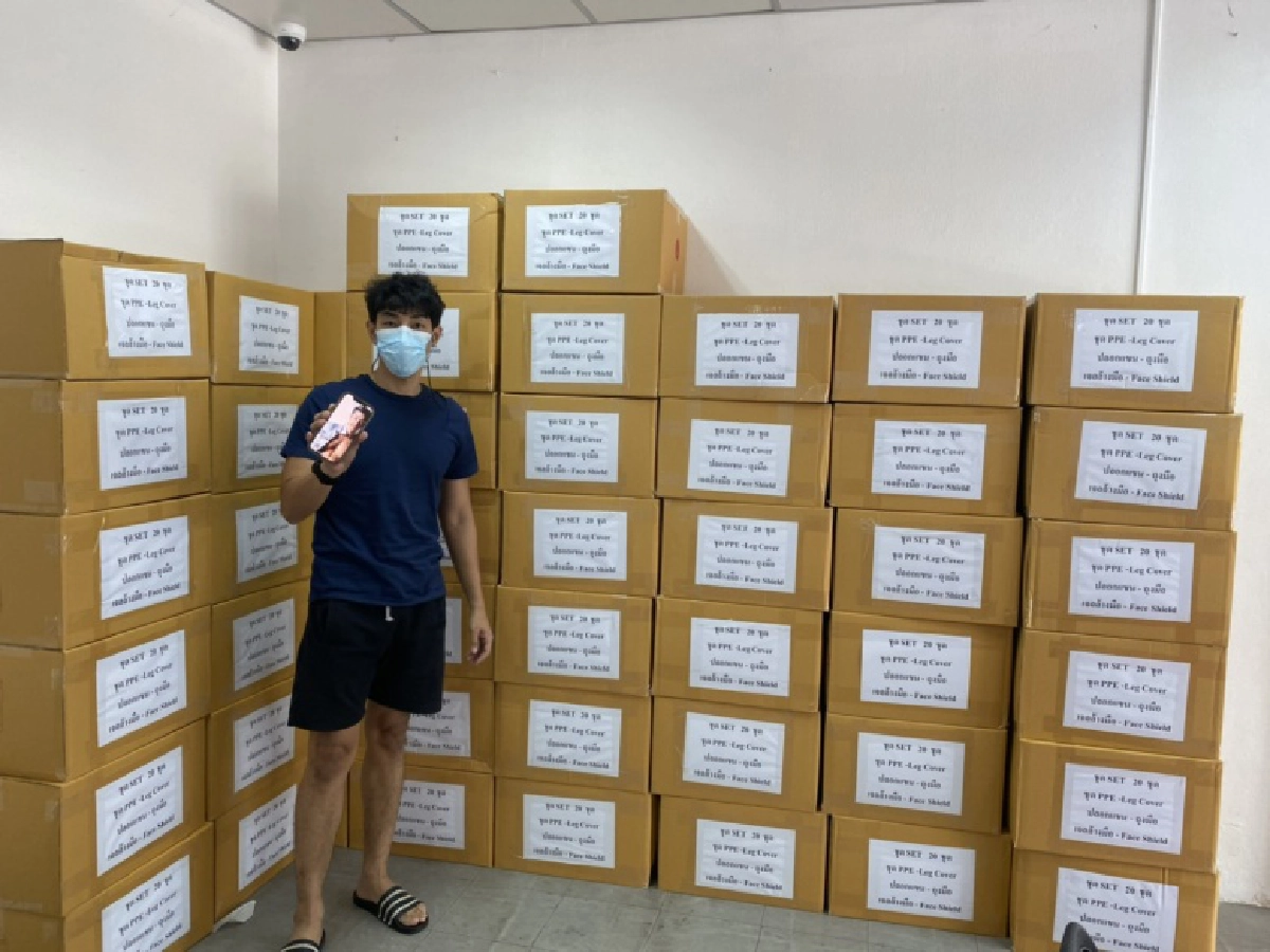 "อาร์ต พศุตม์" ทำคนเดียว ส่งชุด PPE ให้หมอใช้สู้โควิดหลายพันชุด