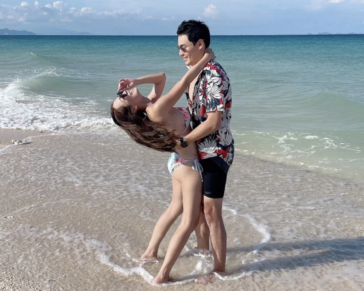นาวินต้าร์ ควง ไฮโซน้ำหวาน  หนีโควิด-19  สวีทไกลเกาะพีพี 
