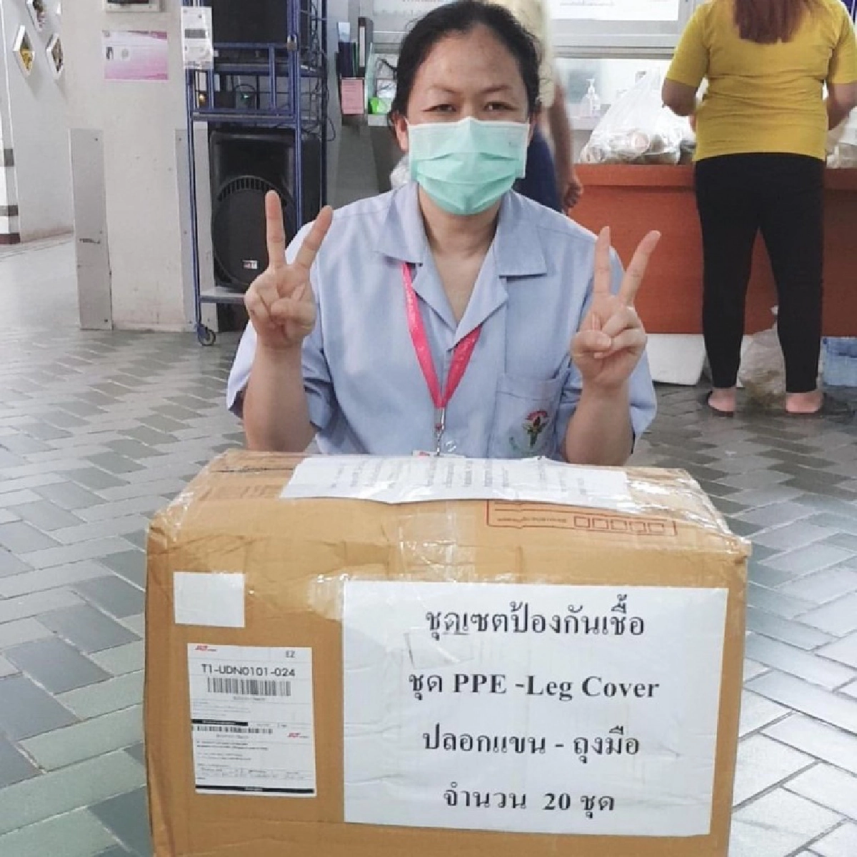 "อาร์ต พศุตม์" ปลื้ม "มาดามแป้ง" สมทบชุด PPE ช่วยแพทย์สู้โควิด