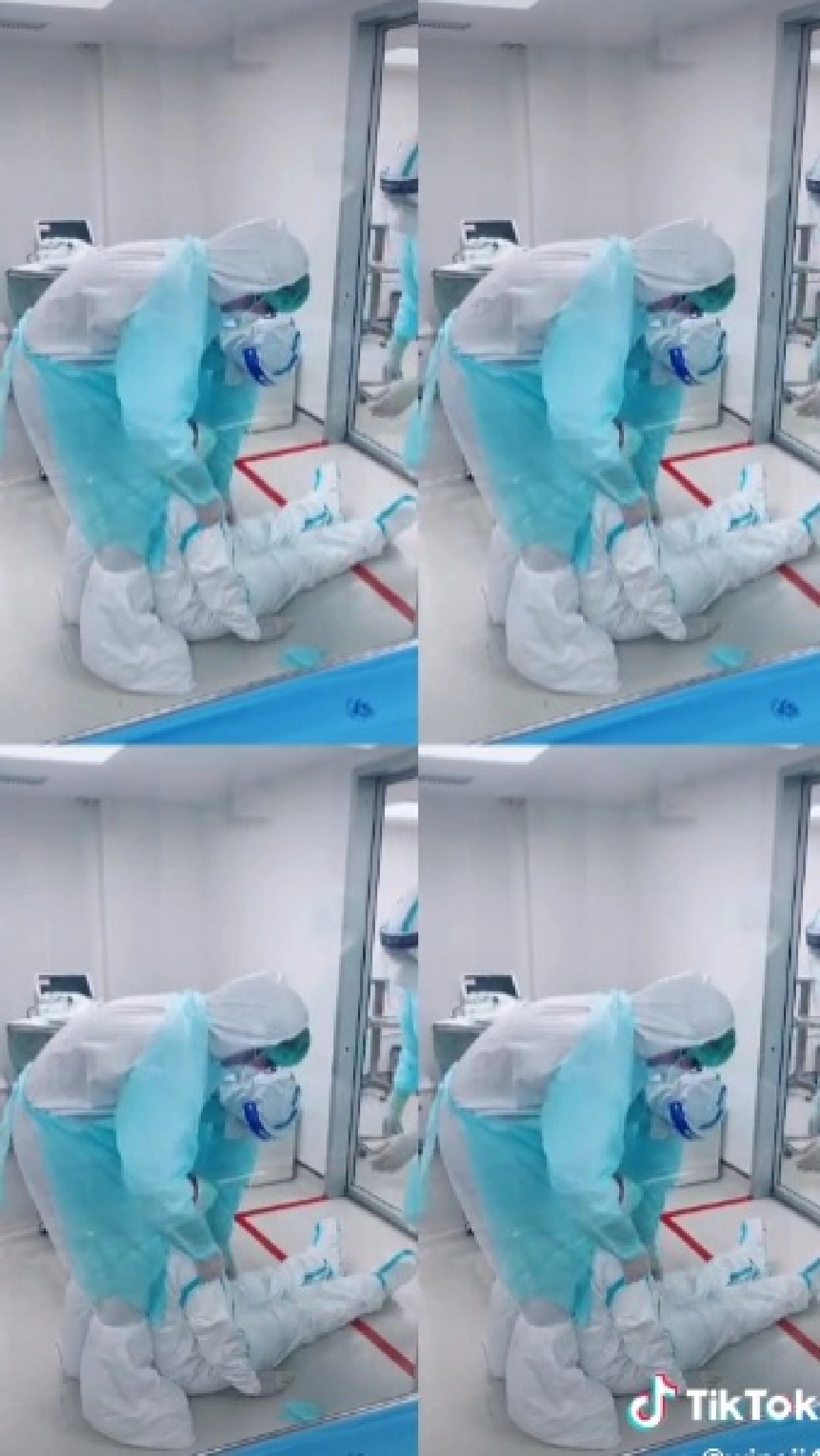 โซเชียลแห่ส่งกำลังใจ หลังเห็นคลิปหมอพยาบาลใส่ชุด PPE ให้ผู้ป่วยโควิด มันไม่ง่ายเลยจริงๆ