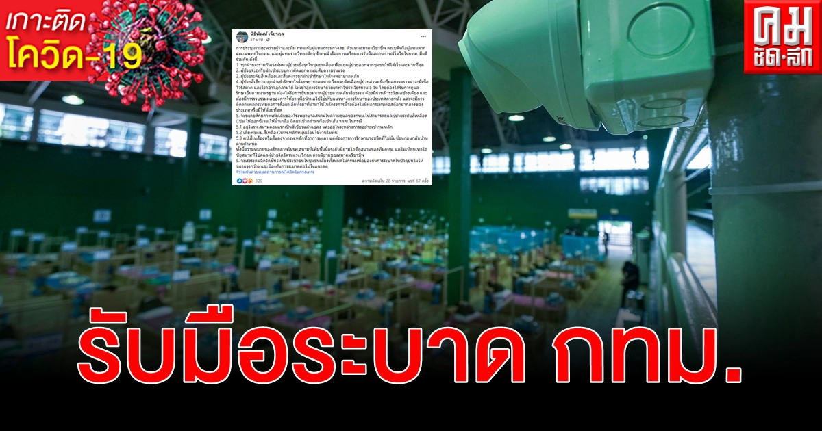 มาแล้ว แผนรับมือสถานการณ์ โควิด-19 กทม. เปิดหลักเกณฑ์ใช้ยาฟาวิพิราเวียร์