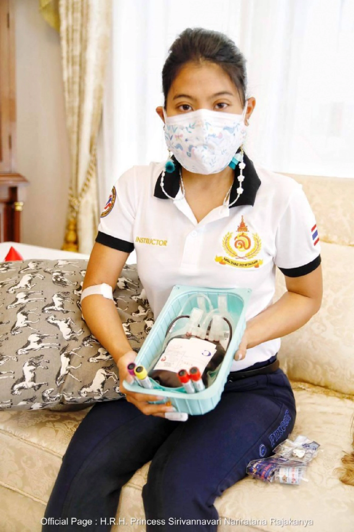 เจ้าฟ้าสิริวัณณวรี ทรงบริจาคพระโลหิต แก่ ศูนย์บริการโลหิตแห่งชาติ เพื่อใช้รักษาผู้ป่วยตามโรงพยาบาลต่างๆ 