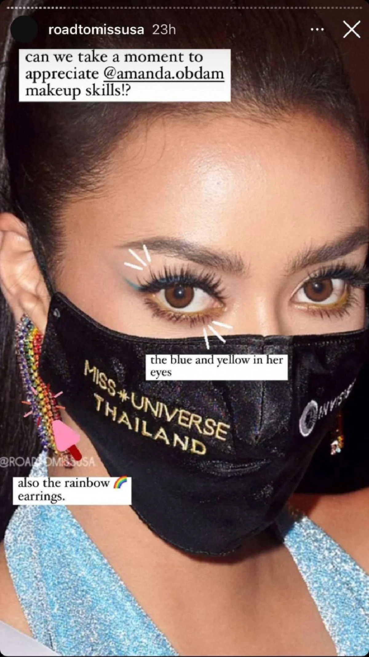  "อาภัสรา" โพสต์อวยพร "อแมนด้า" สู้ศึกจักรวาล ขอยึดมั่น 3 สิ่ง