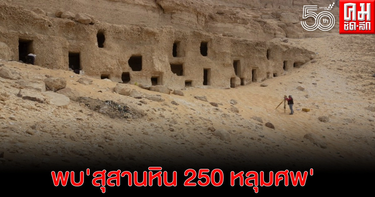 อียิปต์ พบ'สุสานหิน 250 หลุมศพ'ยุคอาณาจักรเก่า-ราชวงศ์ปโตเลมี อียิปต์ พบ'สุสานหิน 250 หลุมศพ'ยุคอาณาจักรเก่า-ราชวงศ์ปโตเลมี