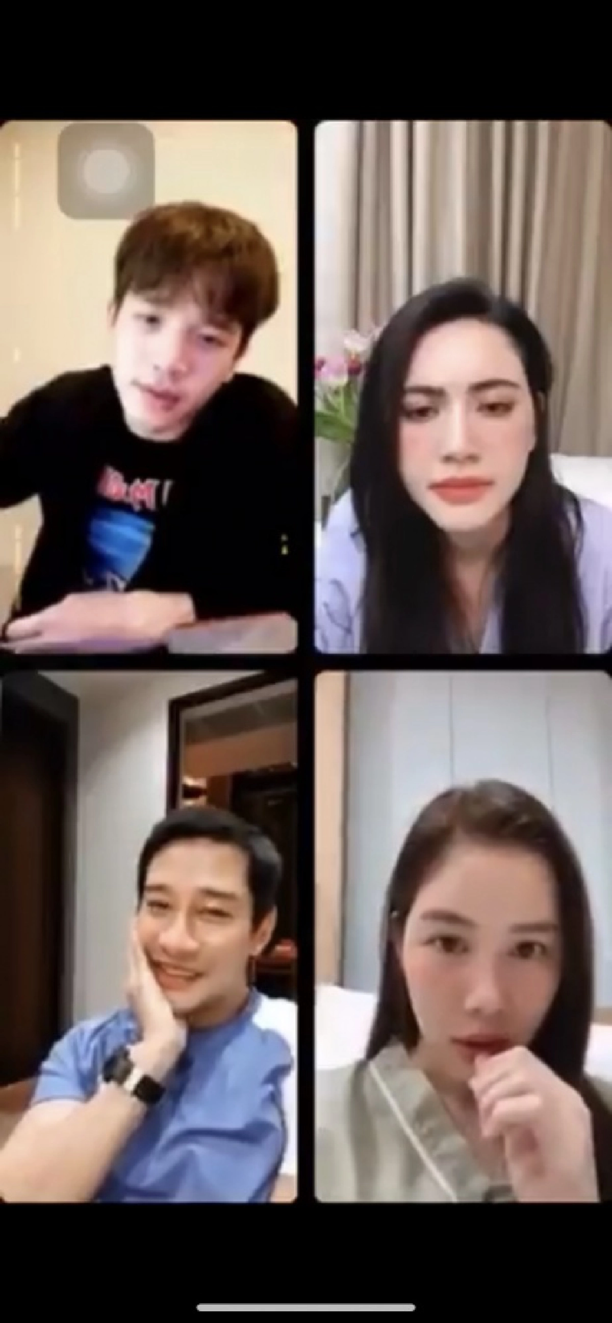  วิจารณ์หนัก คลิปทีมนักแสดงวันทองคุยกัน ถามฉีดวัคซีนยัง แต่มีคนไม่อยากตอบ