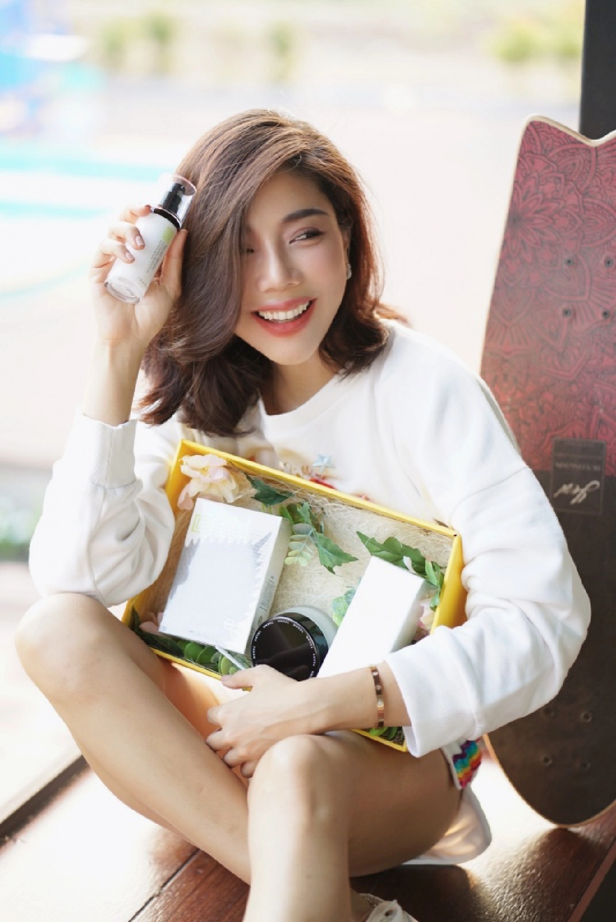 "ธัญ"แนะเคล็ดลับฟื้นฟูผิวให้กระจ่างใสหลังสนุกกับกิจกรรมกลางแจ้ง 