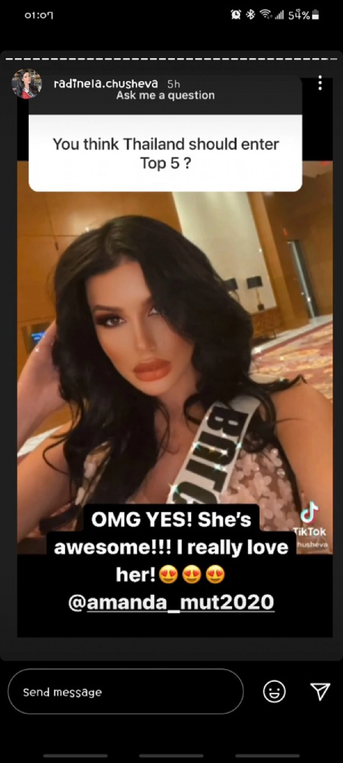 Miss Universe Bulgaria ฟาดแรง โพสต์ Mexico ไม่ควรได้มงกุฎ มอง "อแมนด้า" ควรเข้ารอบ 5 คน