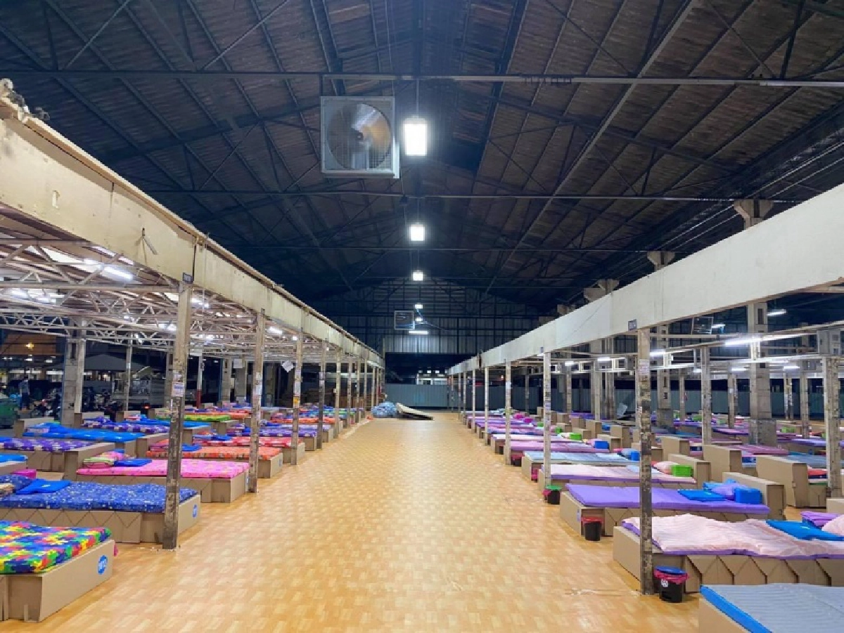 ตลาดสี่มุมเมือง, โควิด-19