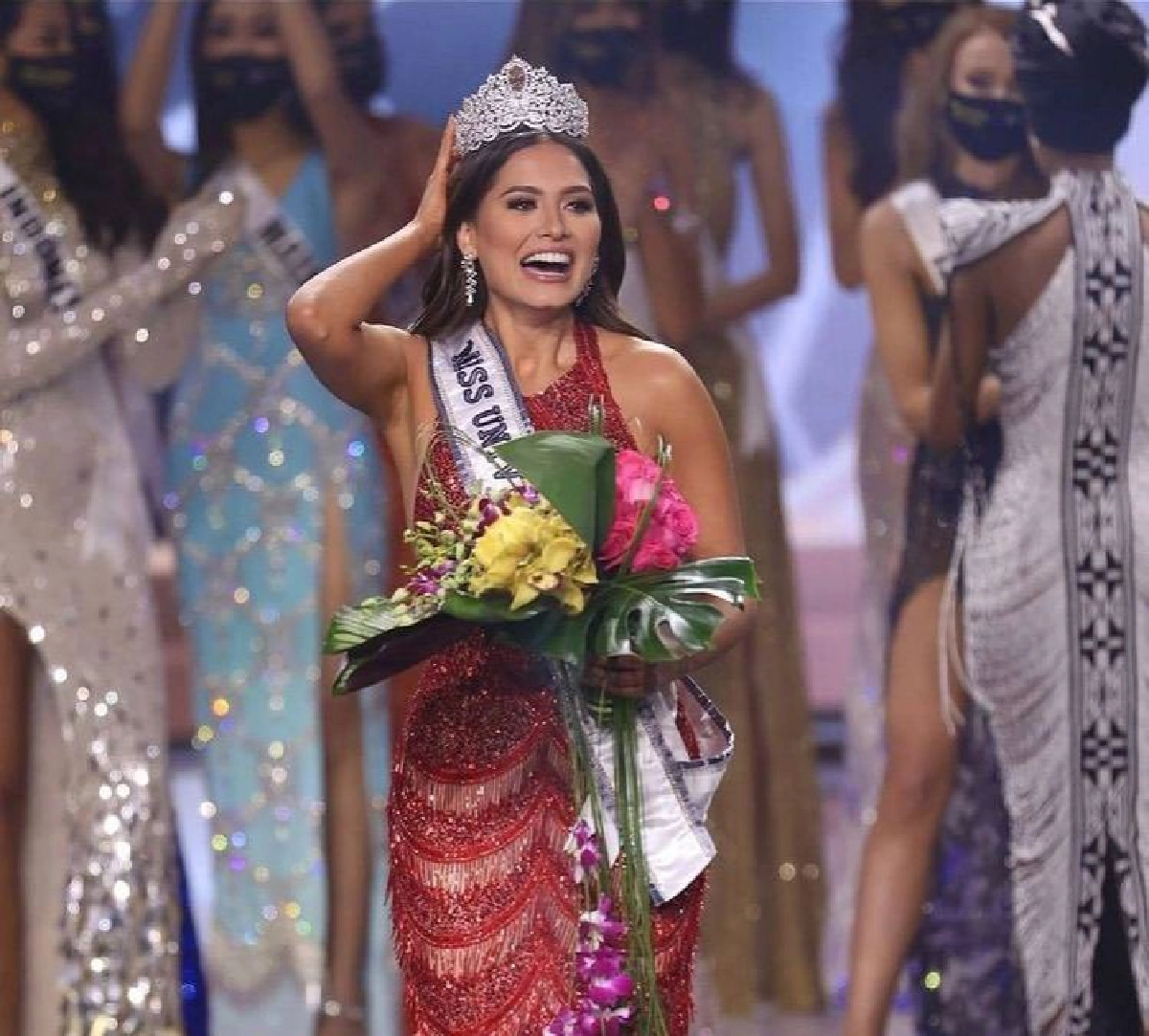 เคลียร์ดราม่าครั้งแรก "แอนเดรีย เมซา" มิสยูนิเวิร์ส2020 กับภาพหลุดแต่งงาน