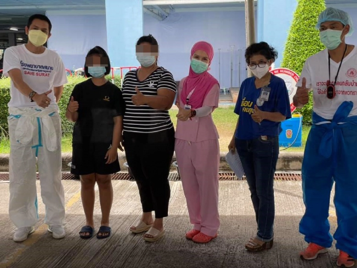 ยินดีด้วย..เด็กหญิงติด'โควิด' นั่งสอบในรพ.สนาม ติด ม.1 ได้กลับบ้านแล้ว