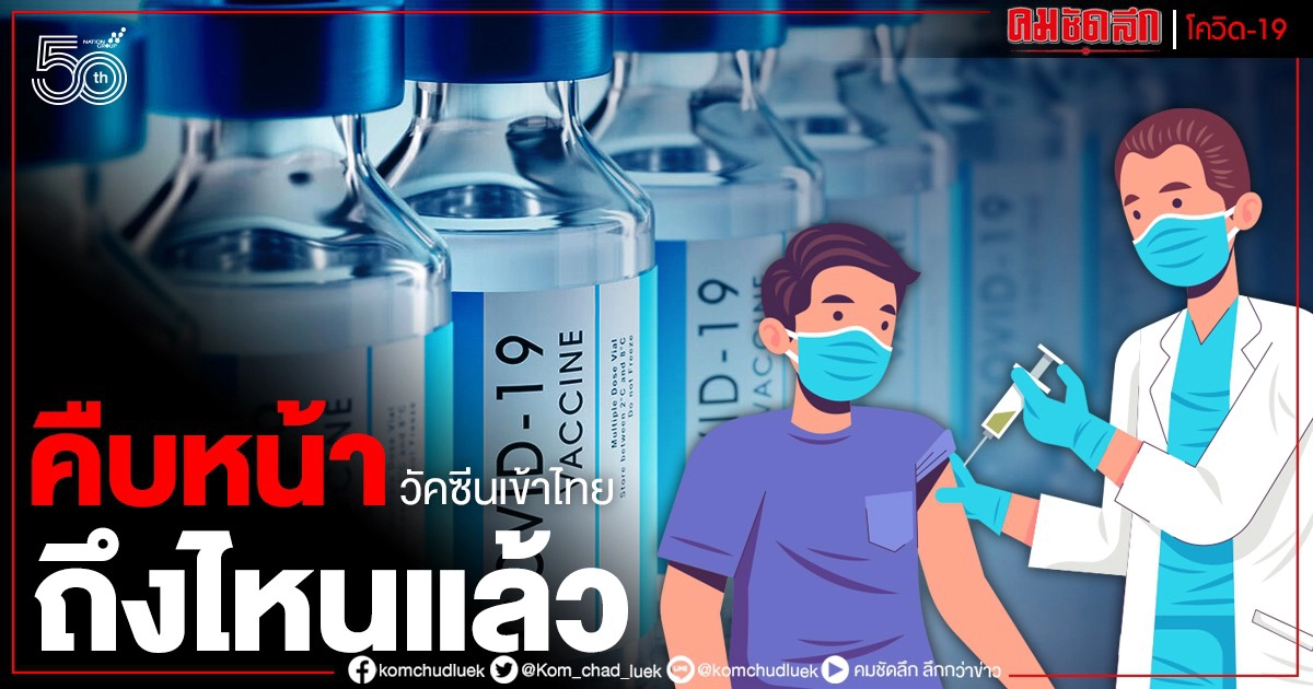 ส่องความคืบหน้าวัคซีนโควิดประเทศไทย ถึงไหนกันแล้ว ส่องความคืบหน้าวัคซีนโควิดประเทศไทย ถึงไหนกันแล้ว