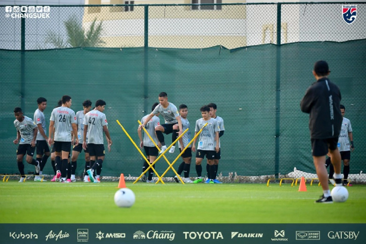 ช้างศึกซ้อมต่อเนื่อง รอ"เจ"ชนาธิป-ธนวัฒน์ สมทบ  อุ่นเครื่องนัดแรกพบโอมาน 