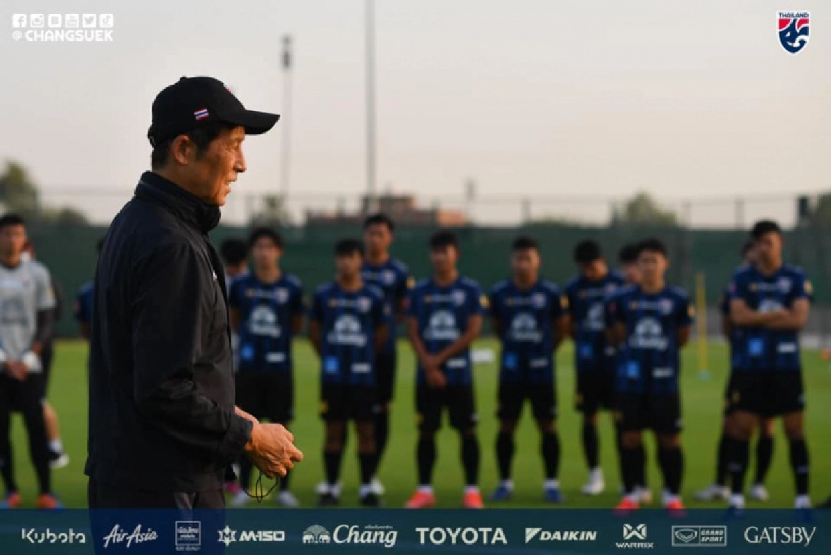 นิชิโนะ นำช้างศึกซ้อมต่อเนื่องฟื้นความฟิต เตรียมฟาดแข้งอุ่นเครื่อง"เอแมตช์" 