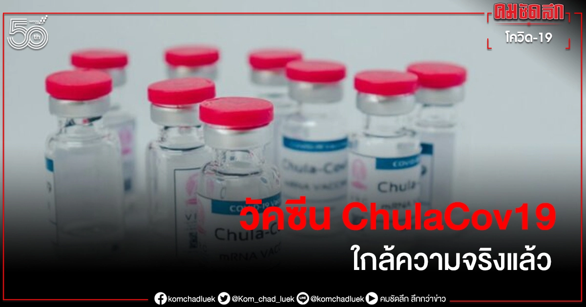 วัคซีน ChulaCov19ฝีมือคนไทย ใกล้ความจริงแล้ว เริ่มทดลองกับคน มิ.ย.นี้ วัคซีน ChulaCov19ฝีมือคนไทย ใกล้ความจริงแล้ว เริ่มทดลองกับคน มิ.ย.นี้