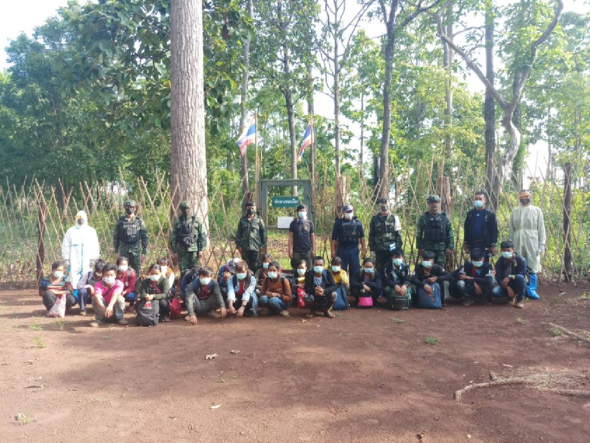 จับ 20 ต่างด้าวลอบข้ามแดน