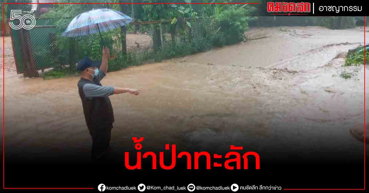 ฝนถล่ม-น้ำป่าทะลักเข้าท่วมหมู่บ้านพะเด๊ะ ฝนถล่ม-น้ำป่าทะลักเข้าท่วมหมู่บ้านพะเด๊ะ
