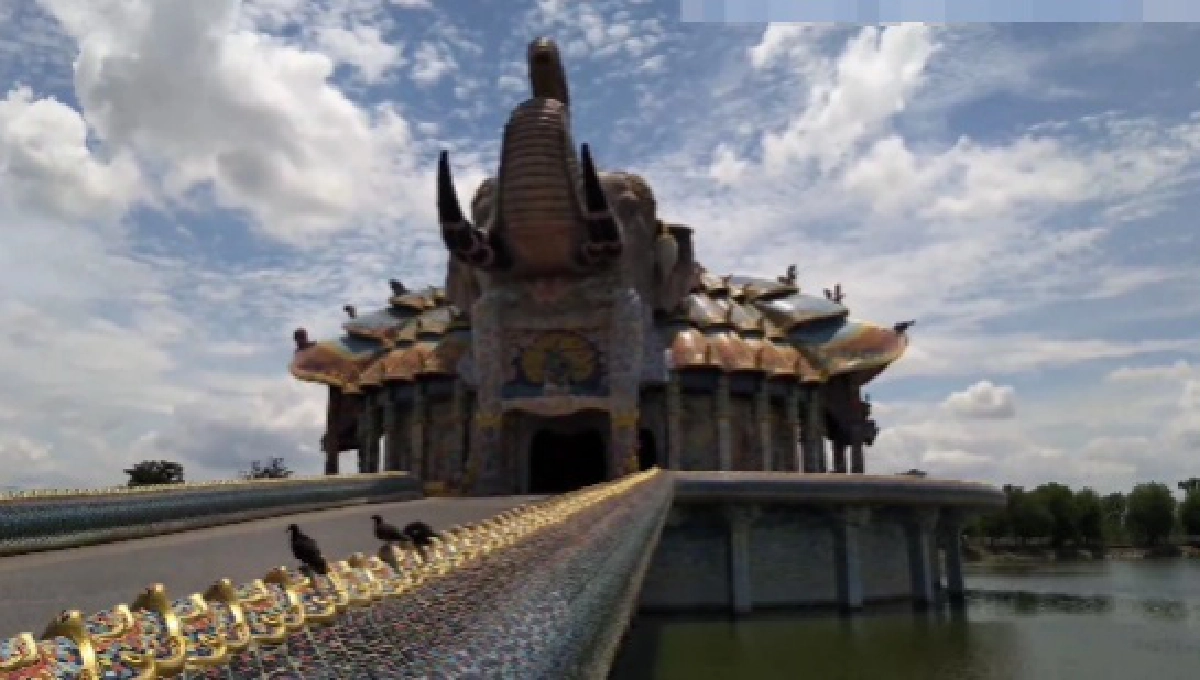 วัดบ้านไร่ สั่งปิด วิหารเทพ หลังโควิดระบาด ด่านขุนทด  