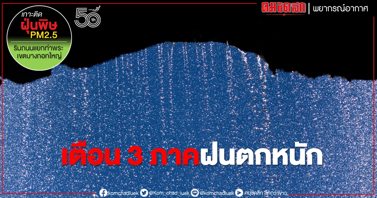 "พยากรณ์อากาศวันนี้" เตือน 13 จังหวัดมีฝนตกหนักบางแห่งระวังอันตรายจากฝนที่ตกสะสม "พยากรณ์อากาศวันนี้" เตือน 13 จังหวัดมีฝนตกหนักบางแห่งระวังอันตรายจากฝนที่ตกสะสม