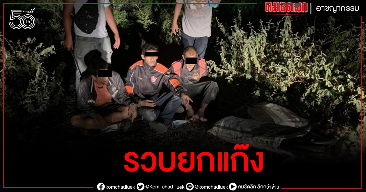 "ชะอำ" รวบยกแก๊งตระเวนลักตัดสายเคเบิ้ล มูลค่าความเสียหายกว่า 4 แสนบาท "ชะอำ" รวบยกแก๊งตระเวนลักตัดสายเคเบิ้ล มูลค่าความเสียหายกว่า 4 แสนบาท