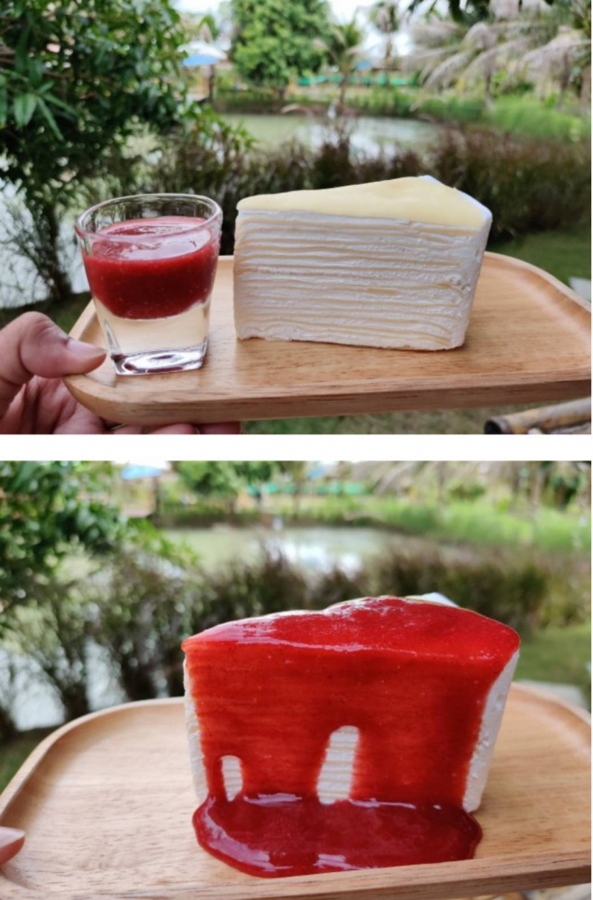 ดื่มนม ชมวิว นั่งชิลล์   "รักษ์กาญจน์ การ์เด้น คาเฟ่"