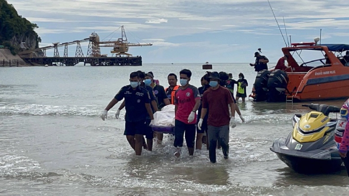 พบแล้วศพหนุ่มประมงตกปลาเรือล่มตกจม"ทะเล" หลังค้นหาวันที่ 3 ลอยกลาง"ทะเล"