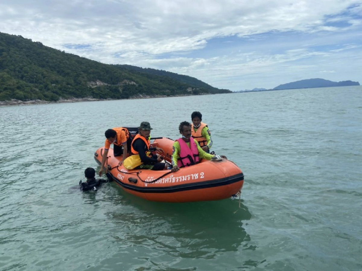 พบแล้วศพหนุ่มประมงตกปลาเรือล่มตกจม"ทะเล" หลังค้นหาวันที่ 3 ลอยกลาง"ทะเล"