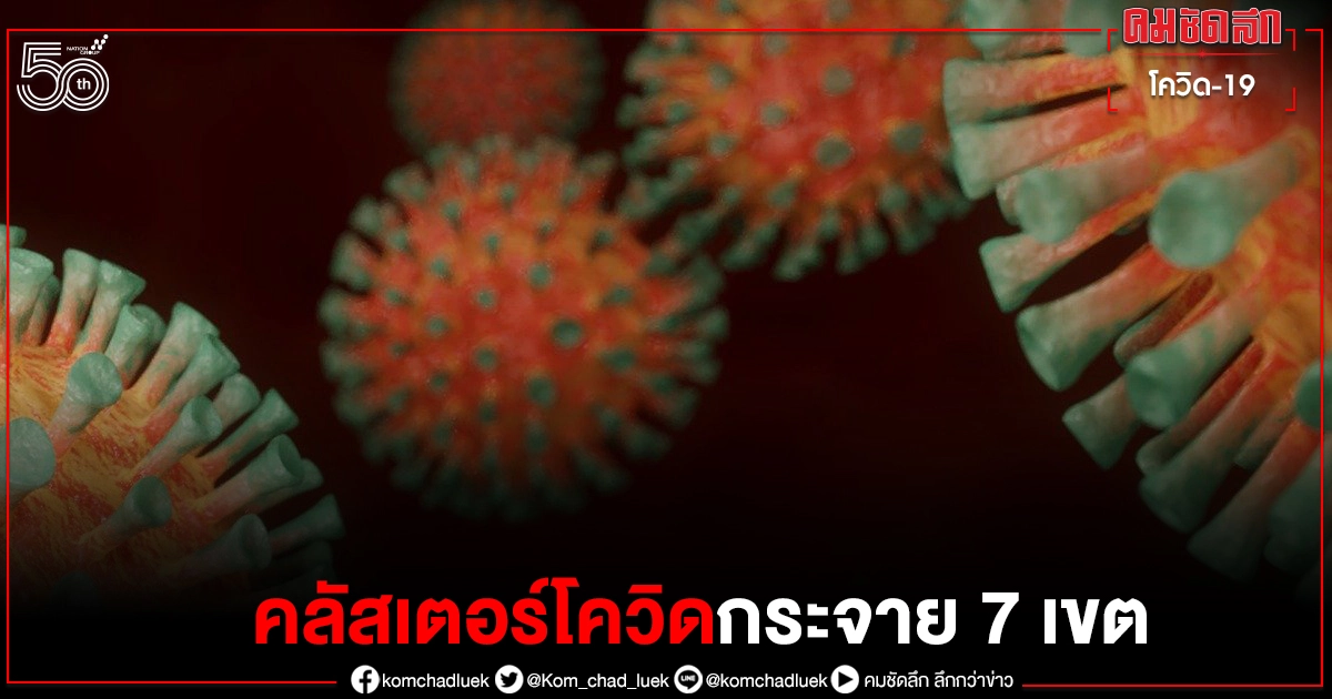 เช็กเลย "คลัสเตอร์" ใหม่โควิด กระจายแล้ว  7 เขต หลายโรงงาน