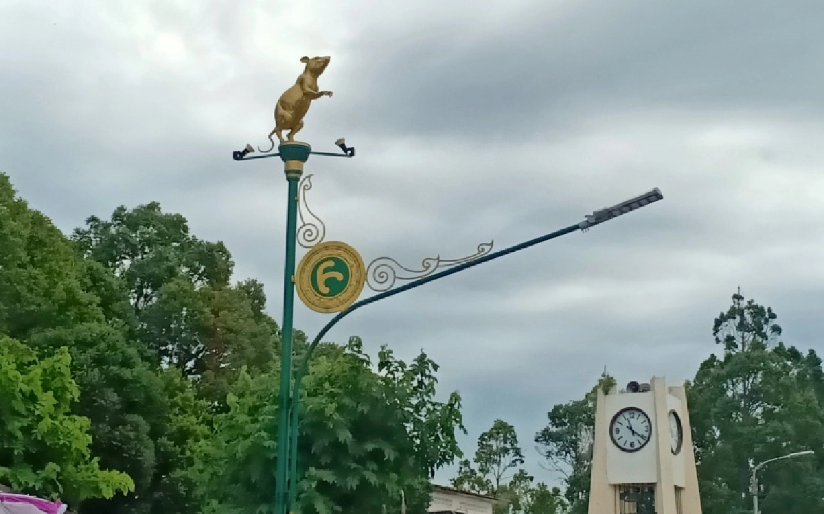  ขุดมาสอบ... เสาไฟ 12 นักษัตร เมืองคอน ต้นละ 1.1 แสน  แพงไปไหม