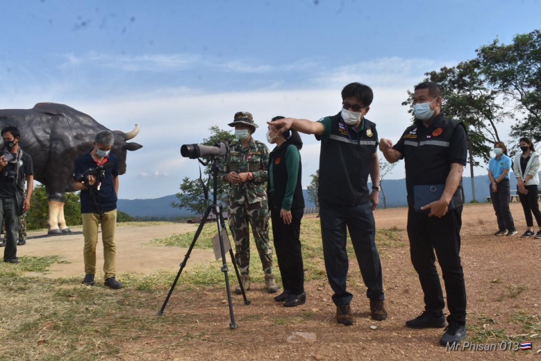 เปิดแล้ว"เขาแผงม้า"จุดชมวิวสกัดเขาสูง เยี่ยมชมกระทิงป่า 