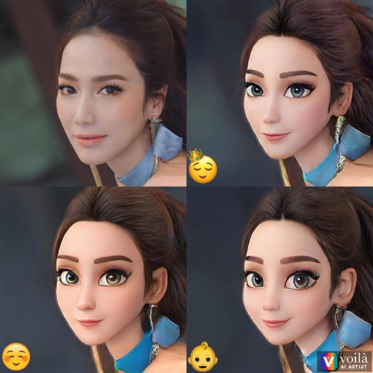 "Voila AI Artist" แอปฯ มาแรง แปลงโฉมเป็นการ์ตูนดีสนีย์