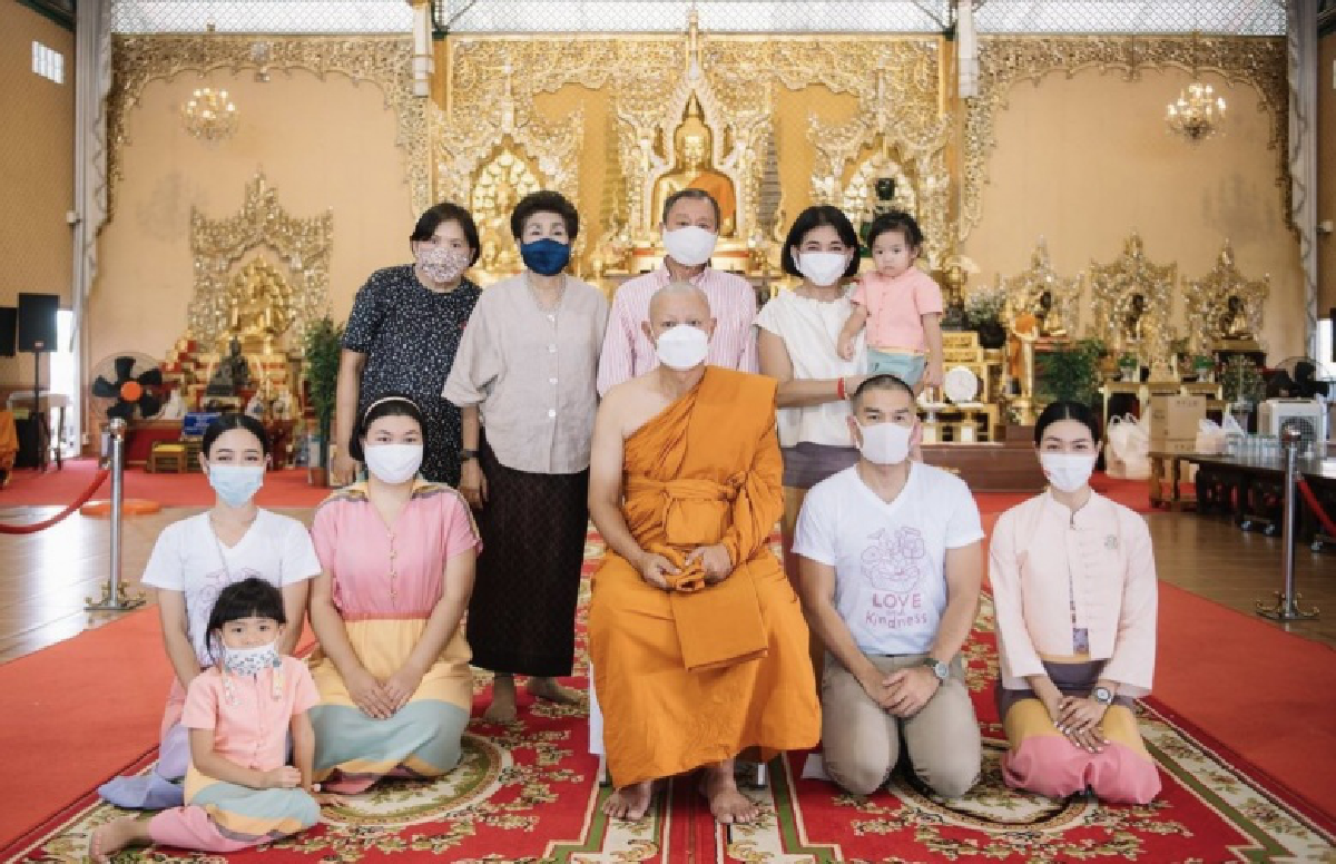 บุญใหญ่ครอบครัว \"แพนเค้ก\" ปลื้มคุณพ่อเข้าพิธีอุปสมบท