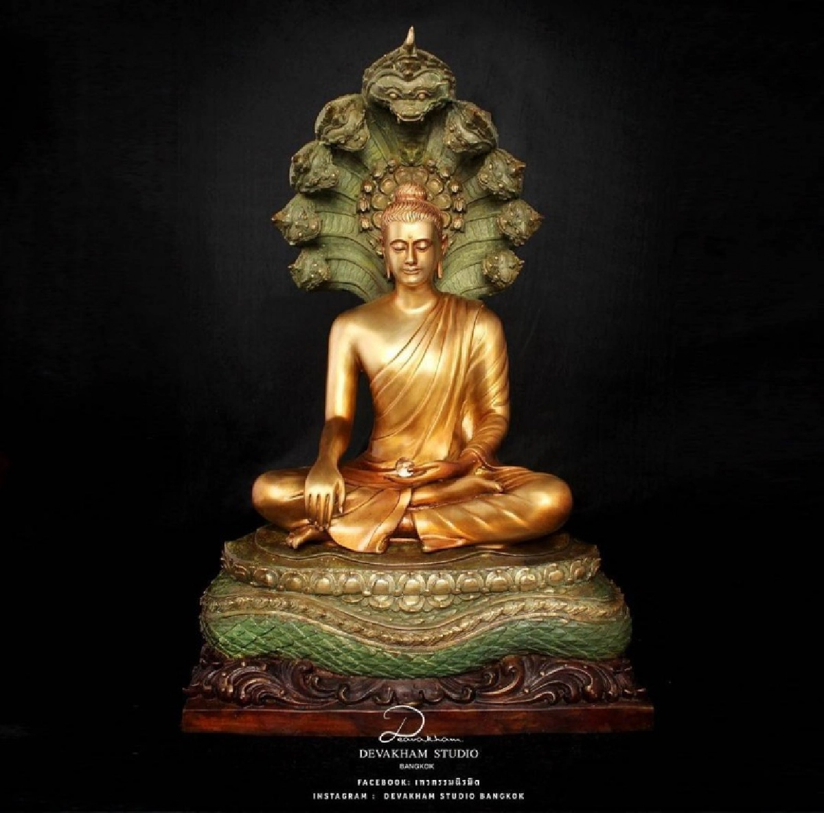 ทำบุญครั้งใหญ่ เจ้าแม่นาคี "แต้ว ณฐพร" สร้างพระพุทธนวนาคนิรมิต