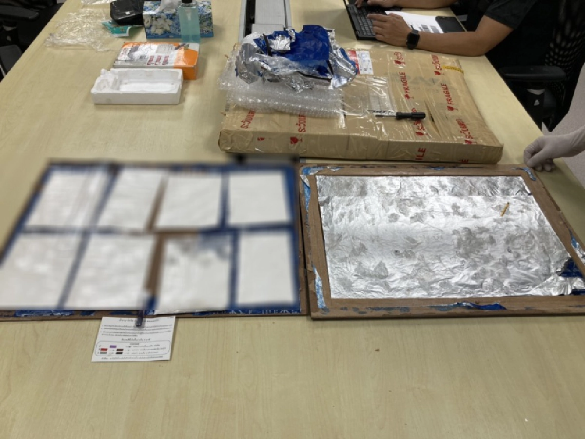 สารพัดวิธี ชุดปฏิบัติการ "AITF" ยึด"ยาเสพติด" ซุกกรอบรูป-มาสคาร่า  