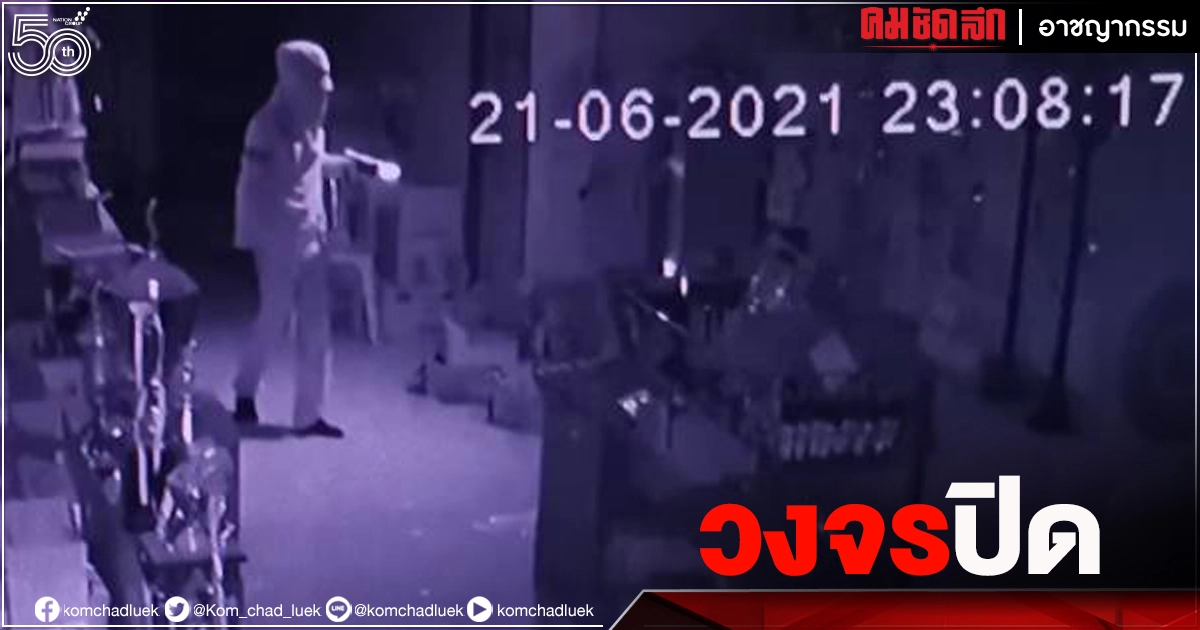 เปิดภาพวงจรปิด "ตีนแมว" ย่องขโมยเหรียญ พระเครื่อง กลางดึก เปิดภาพวงจรปิด "ตีนแมว" ย่องขโมยเหรียญ พระเครื่อง กลางดึก