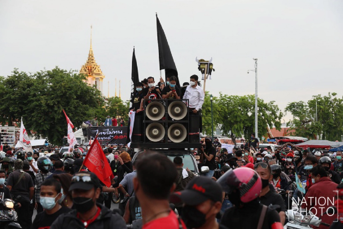 เช็ก 3 จุด"ชุมนุม" 3 ช่วงเวลา คนใช้รถควรเลี่ยงการจราจร 