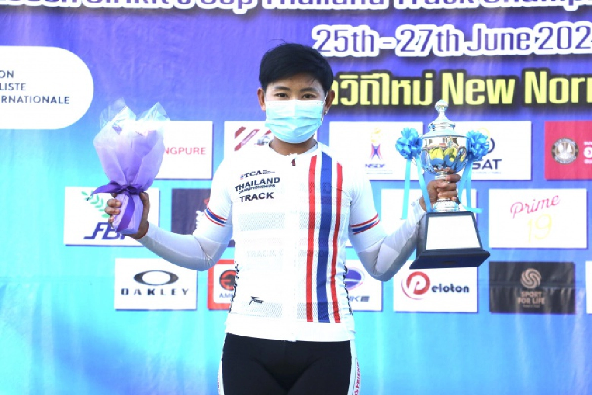 ปิดฉาก" จักรยานประเภทลู่ชิงแชมป์ประเทศไทย"  บีซ จุฑาธิป ซิวรุ่นทั่วไป 