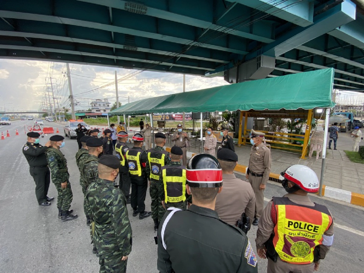  บชน. ตั้ง"6 จุด" สกัด"เคลื่อนย้ายแรงงาน"หนีล็อกดาวน์แคมป์คนงาน 
