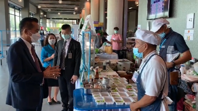 สภาผวา"โควิด" ลุยตรวจร้านอาหาร หลังพบแม่ค้าโจ๊ก และ ขรก.ติดเชื้อ