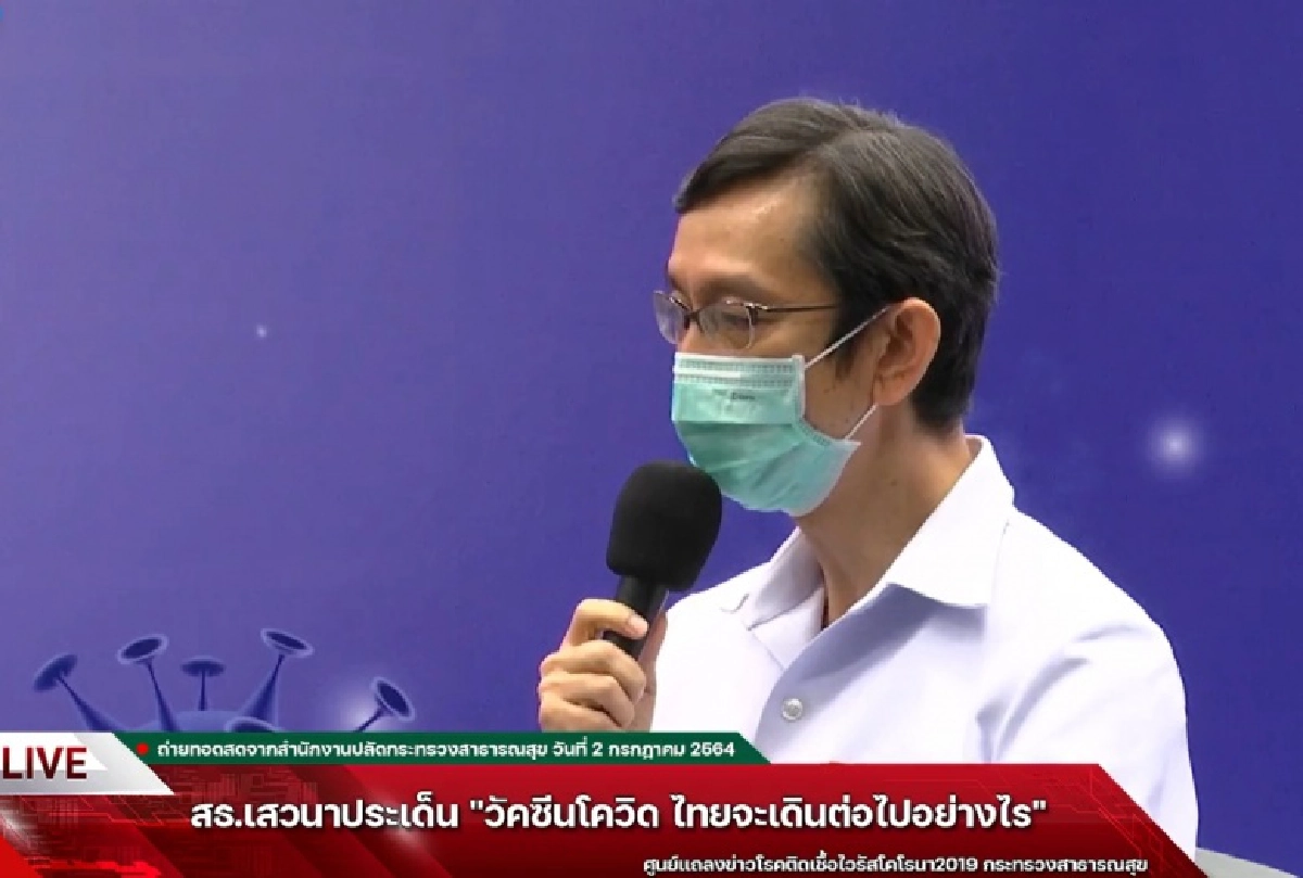 ผอ.สถาบันวัคซีนฯ รับวัคซีนแอสตร้าฯ พลาดเป้า ก.ค.- ส.ค. ได้เดือนละ 5-6 ล้านโดส