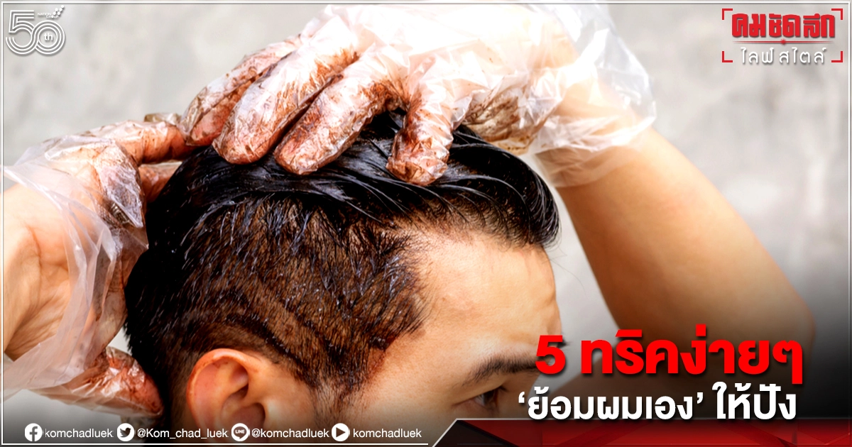 5 ทริคง่าย ๆ "ย้อมผมเอง" ให้ปัง 5 ทริคง่าย ๆ "ย้อมผมเอง" ให้ปัง