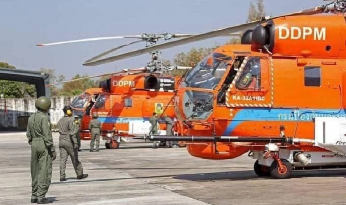 ทำความรู้จัก เฮลิคอปเตอร์ ปภ. "KA-32" กับภารกิจสู้ไฟ