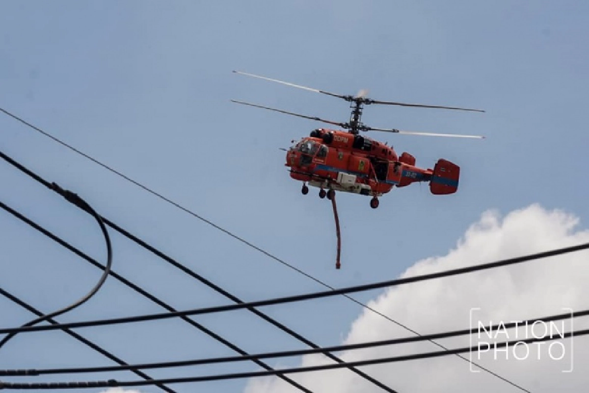 ทำความรู้จัก เฮลิคอปเตอร์ ปภ. "KA-32" กับภารกิจสู้ไฟ