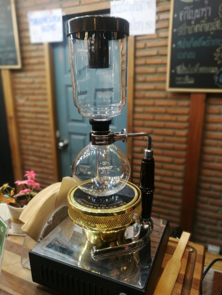 "ไซฟ่อน"เครื่องชงกาแฟมีคลาสของคอกาแฟ