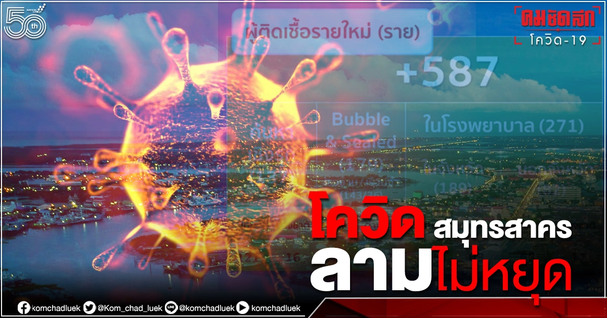 "โควิด-19" สมุทรสาคร ลามไม่หยุด ติดเชื้อเพิ่มอีก 587 ราย สั่งเปิด รพ.สนามตำบลด่วน "โควิด-19" สมุทรสาคร ลามไม่หยุด ติดเชื้อเพิ่มอีก 587 ราย สั่งเปิด รพ.สนามตำบลด่วน