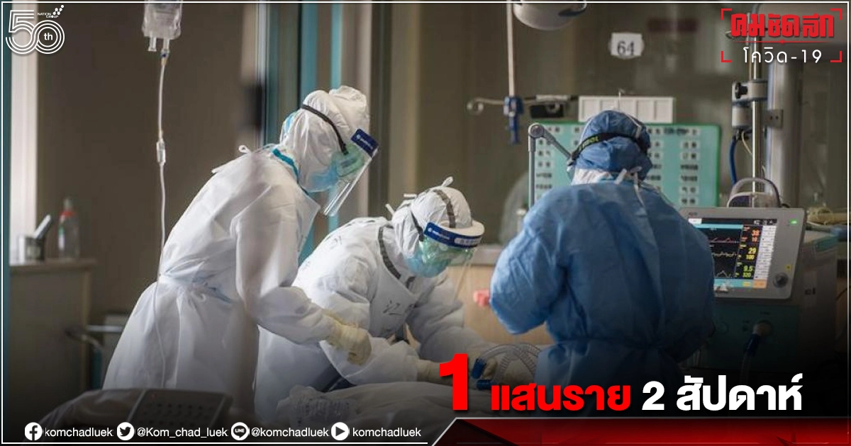 "สธ."คาดผู้ติดเชื้อ "โควิด" 1 แสนรายใน 2 สัปดาห์
