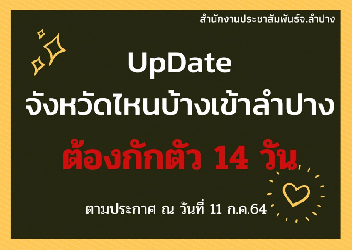 ลำปาง, โควิด-19, รถไฟ, กักตัว